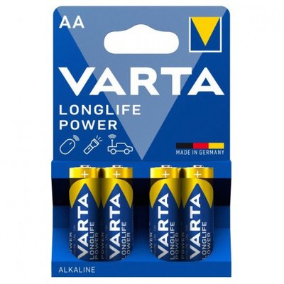 Батарейка АА/LR6 "VARTA Long Life POWER" 4шт "Автотовары" 31983845 фото