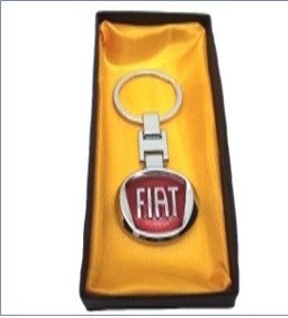 Брелок для ключей Fiat металл/цветной в коробке 2201 "Автотовары" 38145896 фото