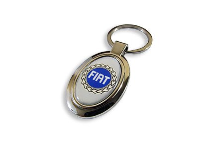 Брелок для ключей Fiat металл/овал "Автотовары" 45324837 фото