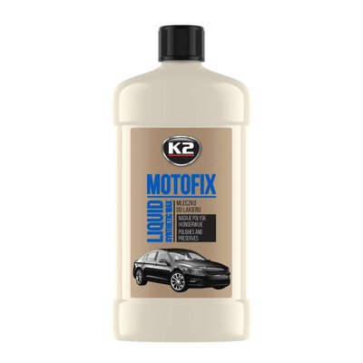 Полироль кузова 500ml "K2" K055 MOTOFIX молочко для придания блеска "Автотовары" 34487724 фото