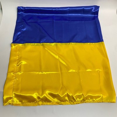 Флаг "Украины" 140х90см на флагшток материал "Атласный" "Автотовары" 34517204 фото