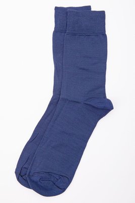 Чоловічі шкарпетки середньої довжини, темно-синього кольору, 167R525 167R525 фото