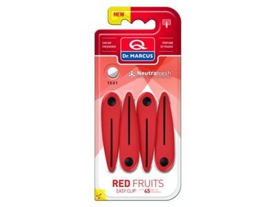 Освежитель - "Marcus" - Easy Clip - Red Fruits (Красные фрукты) (16шт/уп) 361 Автотовары 511647 фото
