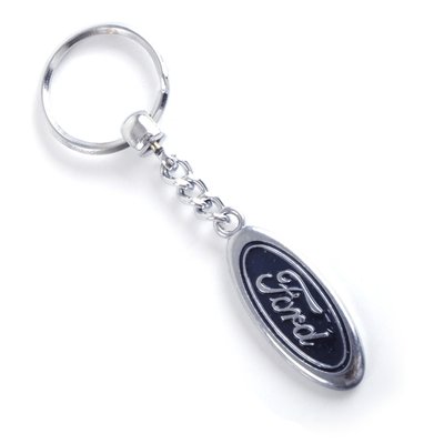 Брелок для ключей Ford метал/черный (на цепочке) "Автотовары" 64318809 фото