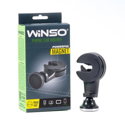 Автодержатель для планшета на подголовник магнитный "WINSO" 201230 (моб, навигатор) Автотовары 507440 фото
