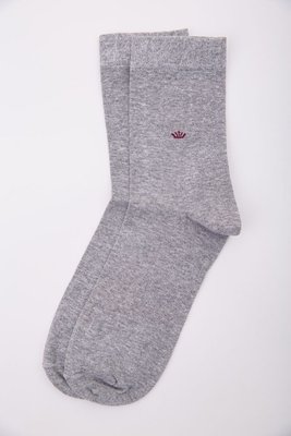 Чоловічі шкарпетки середньої довжини, світло-сірого кольору, 167R525 167R525 фото
