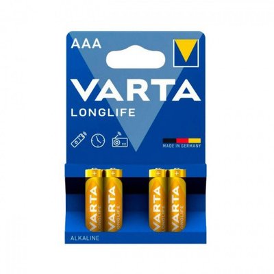 Батарейка ААА/LR3 "VARTA Long Life" 4шт "Автотовары" 57112842 фото