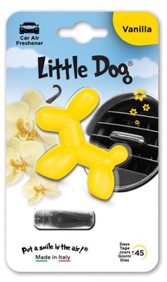 Освежитель на обдув "Little Dog" Ваниль (VANILLA Yellow) ED0101 "Автотовары" 46614264 фото