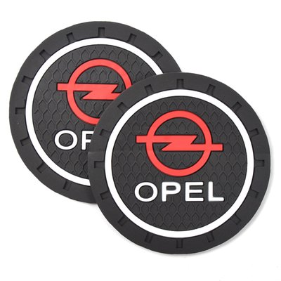 Коврики в подстаканник антискользящие Opel 7см 2шт "Автотовары" 62412093 фото