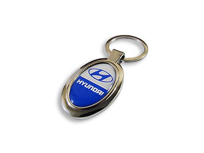 Брелок для ключей Hyundai металл/овал "Автотовары" 33309661 фото