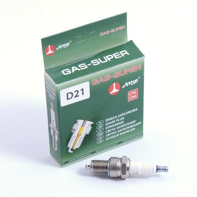 Свечи - "AMP"-GAS-SUPER D-21 для ЗАЗ Forza, 1117-1119 (8V), 2101-21099 (8V) Daewoo Lanos, Nexia (8V 62553897 фото