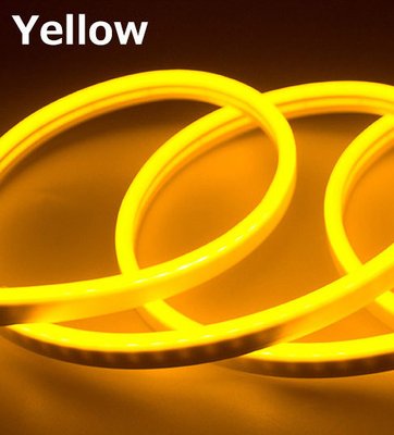 Лента - Силикон LED Neon - 24v 25см оранжевая гибкая (боковое свечение/шир.12мм/вис. 6мм) "Автотовары" 31851888 фото