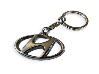 Брелок для ключей Hyundai металл/хром "Автотовары" 72678429 фото