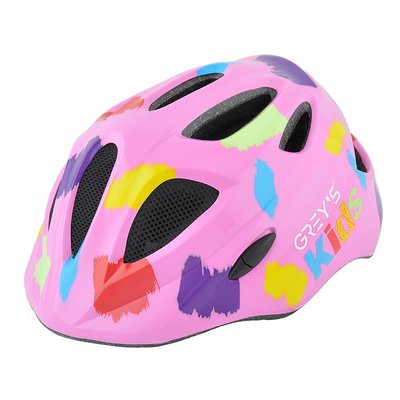 Велосипедный шлем детский Розовый матовый М (53-56 см) "GREYS" KIDS GR22343 "Автотовары" 54577575 фото