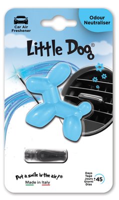 Освежитель на обдув "Little Dog" Нейтрализатор запахов (Odour Neutraliser Light Blue) ED1515 "Автотовары" 69437177 фото