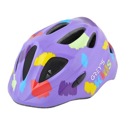 Велосипедный шлем детский Фиолетовый матовый М (53-56 см) "GREYS" KIDS GR22323 "Автотовары" 30645171 фото