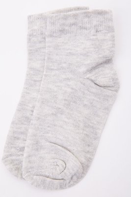 Дитячі однотонні шкарпетки, світло-сірого кольору, 167R605-1 167R605-1 фото