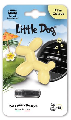 Освежитель на обдув "Little Dog" Пина Колада (PINA COLADA Light Yellow) ED1414 "Автотовары" 39512383 фото