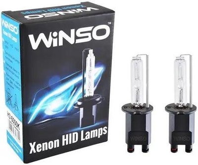 Лампа Ксенон H3 6000K 35W "Winso" 713600 (2шт)* "Автотовары" 71680095 фото