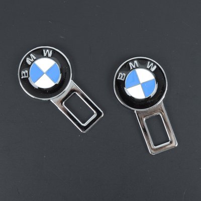 Заглушка ремня безопасности металл "BMW" (2шт) KL 395 2217 "Автотовары" 31419587 фото