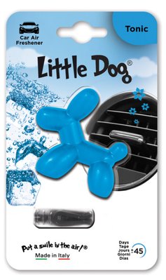 Освежитель на обдув "Little Dog" Тоник (TONIC Blue) ED1010 "Автотовары" 48536478 фото