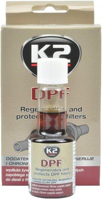 Очиститель сажевого фильтра 50ml "K2" DPF (T316) (12шт/ящ) "Автотовары" 57115131 фото