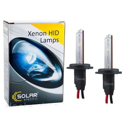 Лампа Ксенон H7 5000K 35W "Solar" 1750 (2шт) "Автотовары" 65894259 фото
