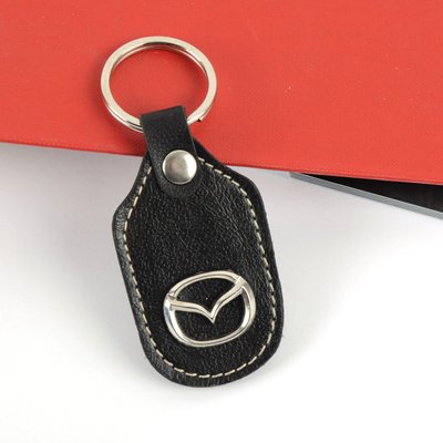 Брелок для ключей кожа Mazda "MEGA SHOP" 43121609 фото