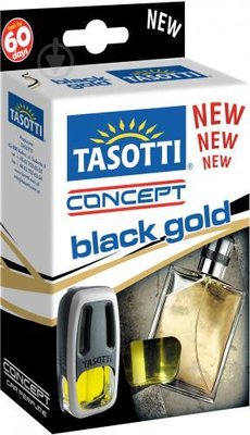 Освежитель жидкий на обдув 8ml - "Tasotti" - Concept - Black Gold (Черное золото) (24шт/уп) "Автотовары" 77741997 фото