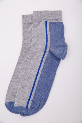 Чоловічі шкарпетки середньої довжини, кольору джинс, 167R314 167R314 фото