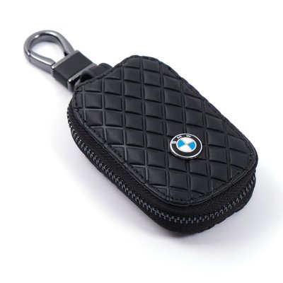 Чехол для ключей с карабином BMW (Экокожа) Ромб "Автотовары" 78826281 фото