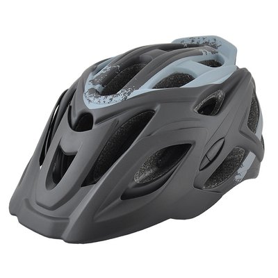 Велосипедный шлем Черно-Серый матовый М (54-58 см) "GREYS" GR21113 Автотовары 459941 фото