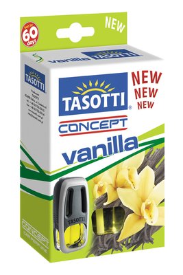 Освежитель жидкий на обдув 8ml - "Tasotti" - Concept - Vanilla (Ваниль) (24шт/уп) "Автотовары" 77140619 фото
