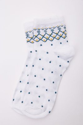 Жіночі шкарпетки, середньої довжини, білого кольору, 167R777 167R777 фото