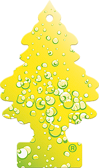 Освежитель сухой лист - "Little Trees" - Sherbet Lemon (Щербет Лимон) арт. 78034 "Автотовары" 74899255 фото