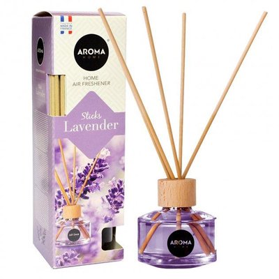 Ароматизатор 50ml - "Aroma Home" - Sticks - Lavender/Lavender with rose (Лаванда)/ 92763 (6шт/уп) 62775831 фото
