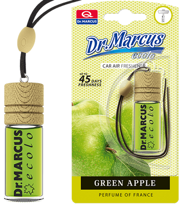 Освежитель жидкий бочка 4,5ml - "Marcus" - Ecolo - Green Apple (Зеленое яблоко) (15шт/уп) "Автотовары" 57293130 фото