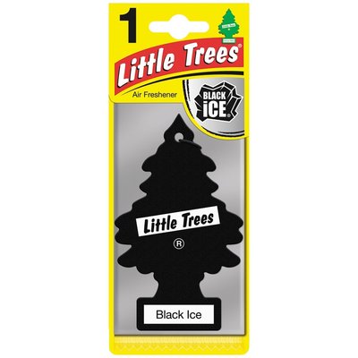 Освежитель сухой лист - "Little Trees" - Black Ice (Черный Лед) WB78092 Автотовары 475731 фото
