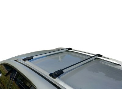Багажник на рейлинг - 115см - "Кенгуру" - "Стелс XL"/Алюминиевые поперечные Аэродинамические "Автотовары" 65574853 фото