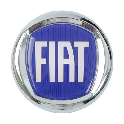 Эмблема "Fiat" DOBLO, DUKATO, FIORINO, SCUDO пластик/скотч/синяя/D120 "Автотовары" 65853159 фото