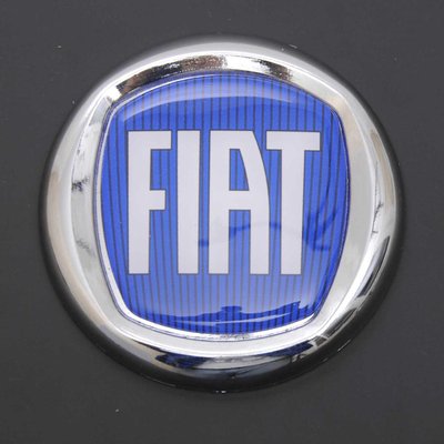 Эмблема "Fiat" DOBLO, LINEA передняя (Скотч 3М) Синяя D95мм "Автотовары" 64357875 фото