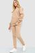 Спорт костюм жіночий на флісі, колір світло-бежевий, 102R5221-1 102R5221-1 фото 3