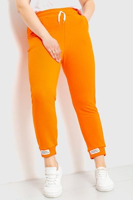 Спорт штани жіночі демісезонні, колір помаранчевий, 226R027 226R027 фото
