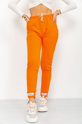 Спорт штани жіночі демісезонні, колір помаранчевий, 226R025 226R025 фото