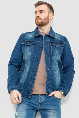 Джинсова куртка чоловіча, колір синій, 157R0110-1 157R0110-1 фото