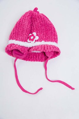 Дитячий комплект з шапки та шарфа, рожевого кольору, 167R8881-1 167R8881-1 фото