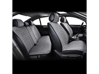 Накидки сидений премиум класса велюр "Beltex" Chicago Серый (grey) Полный комплект BX85200 "Автотовары" 40625873 фото